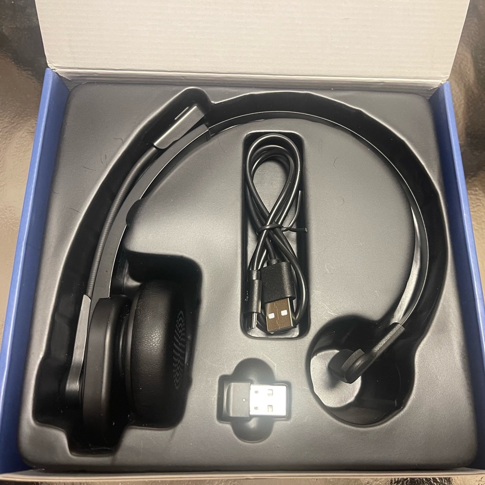Sarevile Wireless Mono Headset Black